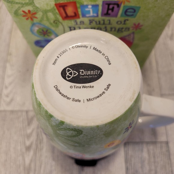 Divinity Ceramic Travel Mug "Life Is Full Of Blessings" With Gift Box - Picture 7 of 9
